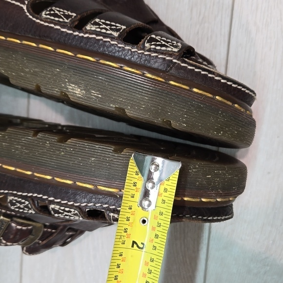 Vintage Dr.Martens Men 8092 Fisherman Chunky Tractor Platform Sandals shoes - Picture 13 of 16